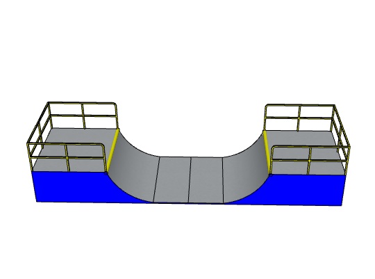 U型槽 U槽滑板場地施工建造